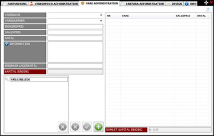 Lagerstyring Vare Administration Enkelt Fakturering | Danmarks billigste og enkelteste faktura program