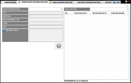 Virksomheds Administration Enkelt Fakturering | Danmarks billigste og enkelteste faktura program